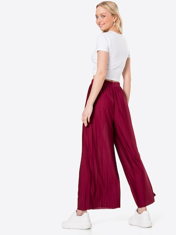 ABOUT YOU Wide leg Pants 'Caren' in Red