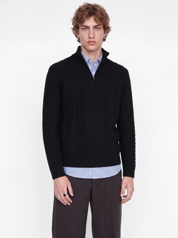 Pullover di JACK & JONES in nero: frontale