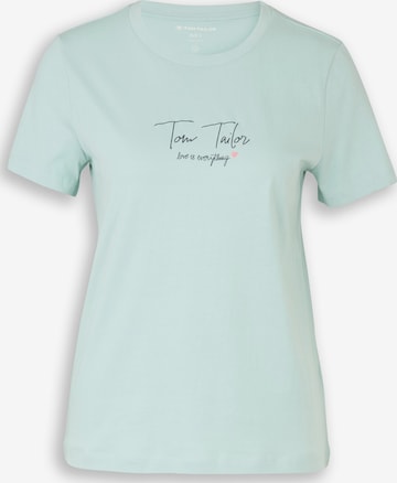 TOM TAILOR Shirt in Blauw: voorkant