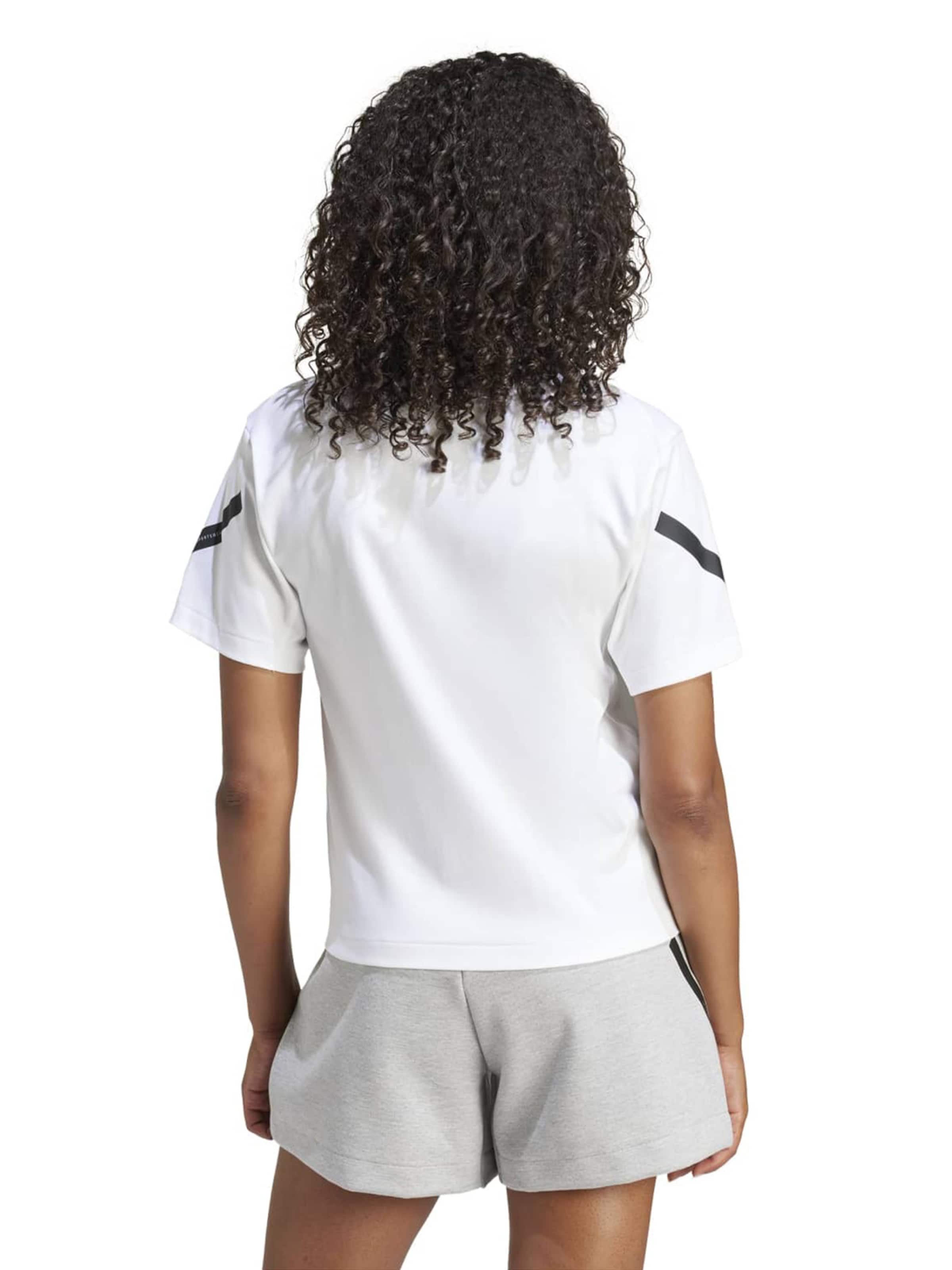 ADIDAS SPORTSWEAR Funktionsbluse 'Z.N.E.' i hvid: tilbage