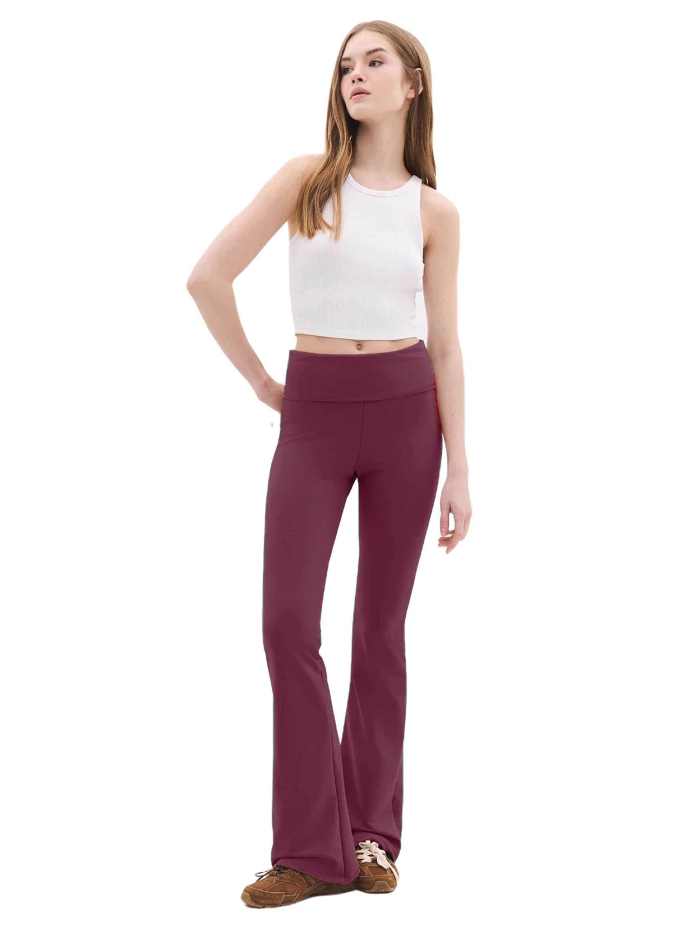 No Matter What Trousers in Purple: front