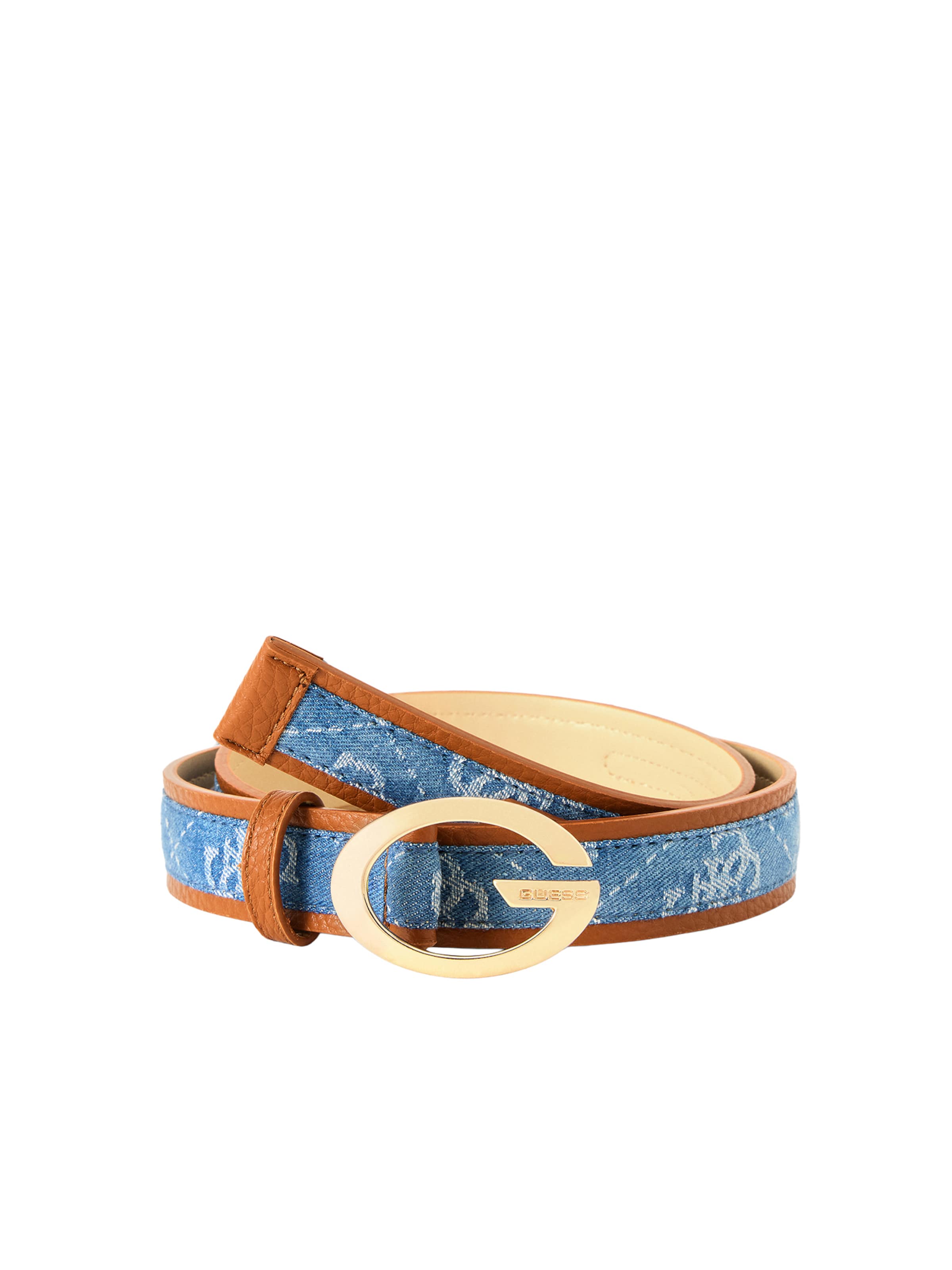 GUESS Gürtel 'CAMDEN' in Blau: Vorderseite