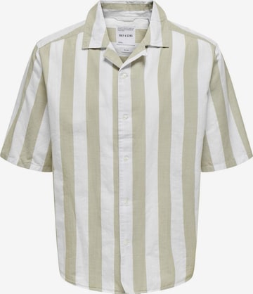 Only & Sons - Camisa 'Tes' em castanho: frente