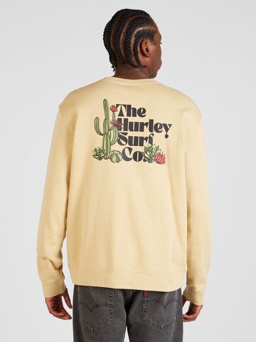 Hurley Sport sweatshirt 'BAJA' i beige