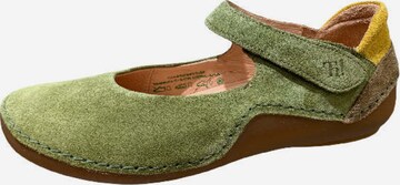THINK! Ballet Flats in Green: front