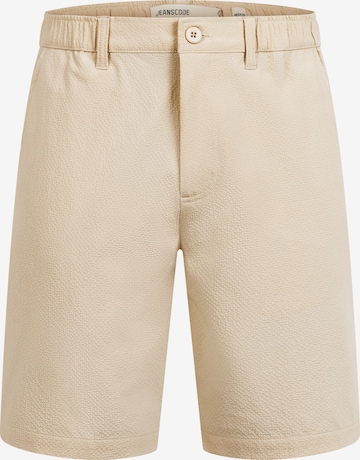 INDICODE JEANS Regular Broek 'Daminos' in Beige: voorkant