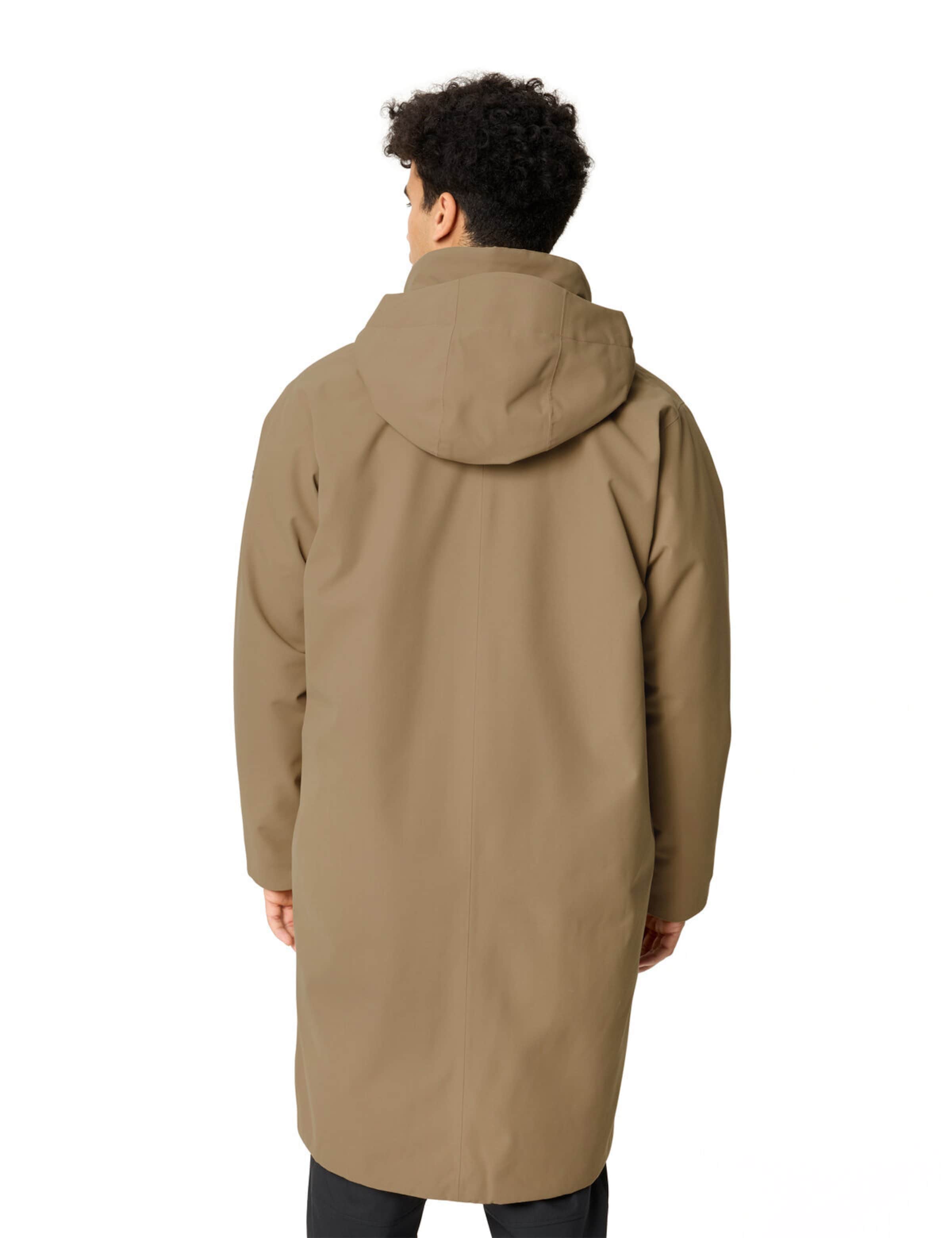 VAUDE Outdoormantel 'Coreway' in Bruin