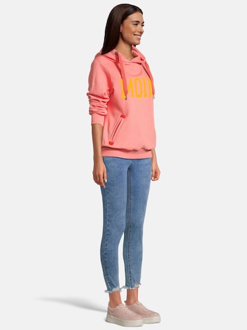 salzhaut Sweatshirt 'Sünn - Moin' in Rot