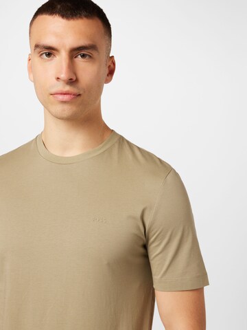 T-Shirt 'Thompson 01' BOSS Black en beige