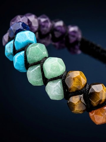 UNIQAL Bracelet '8 CHAKRA STEINE' in Mixed colors