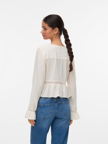 VERO MODA Bluse i beige