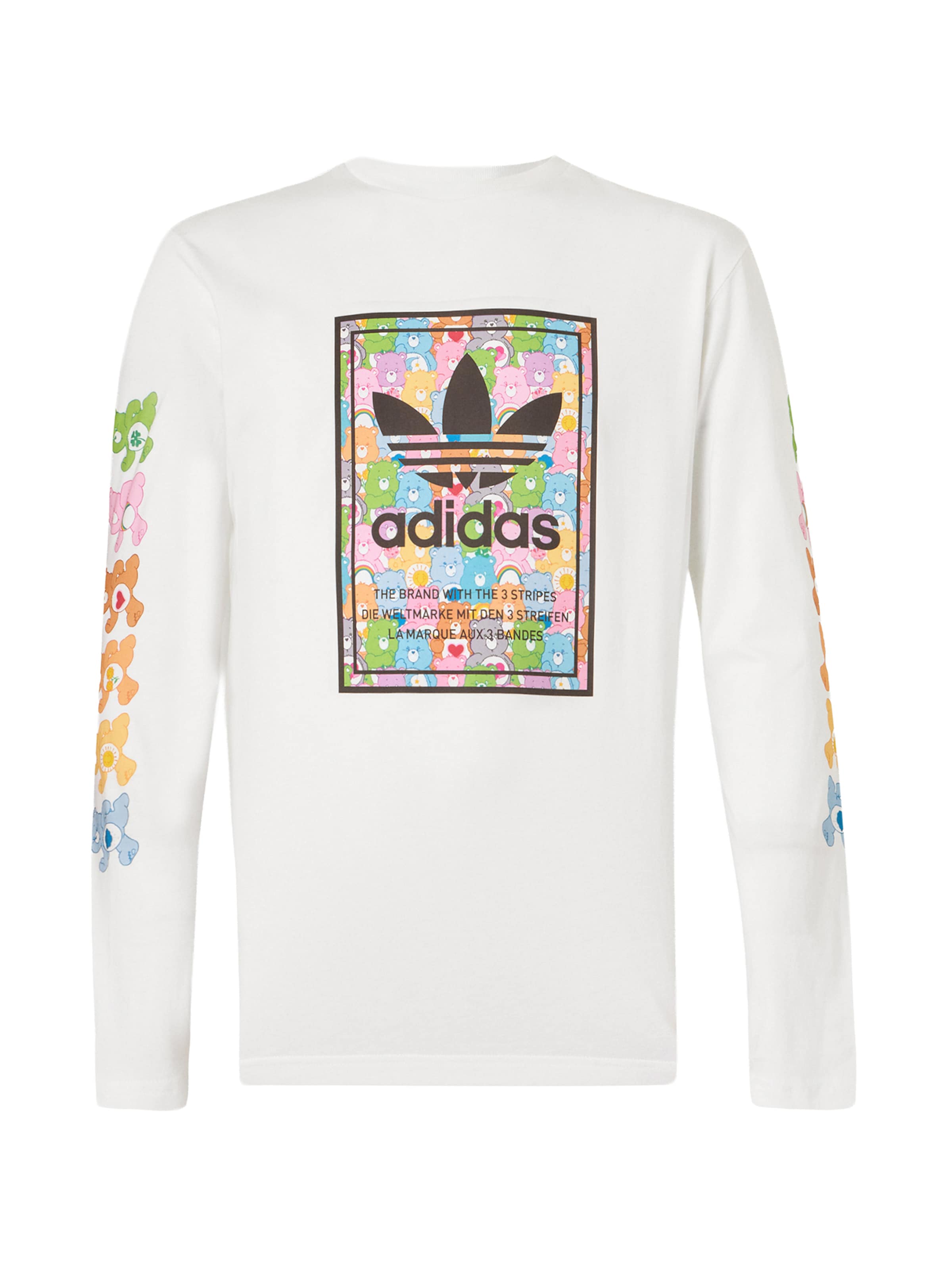 ADIDAS ORIGINALS Μπλουζάκι 'CARE BEAR' σε λευκό: μπροστά