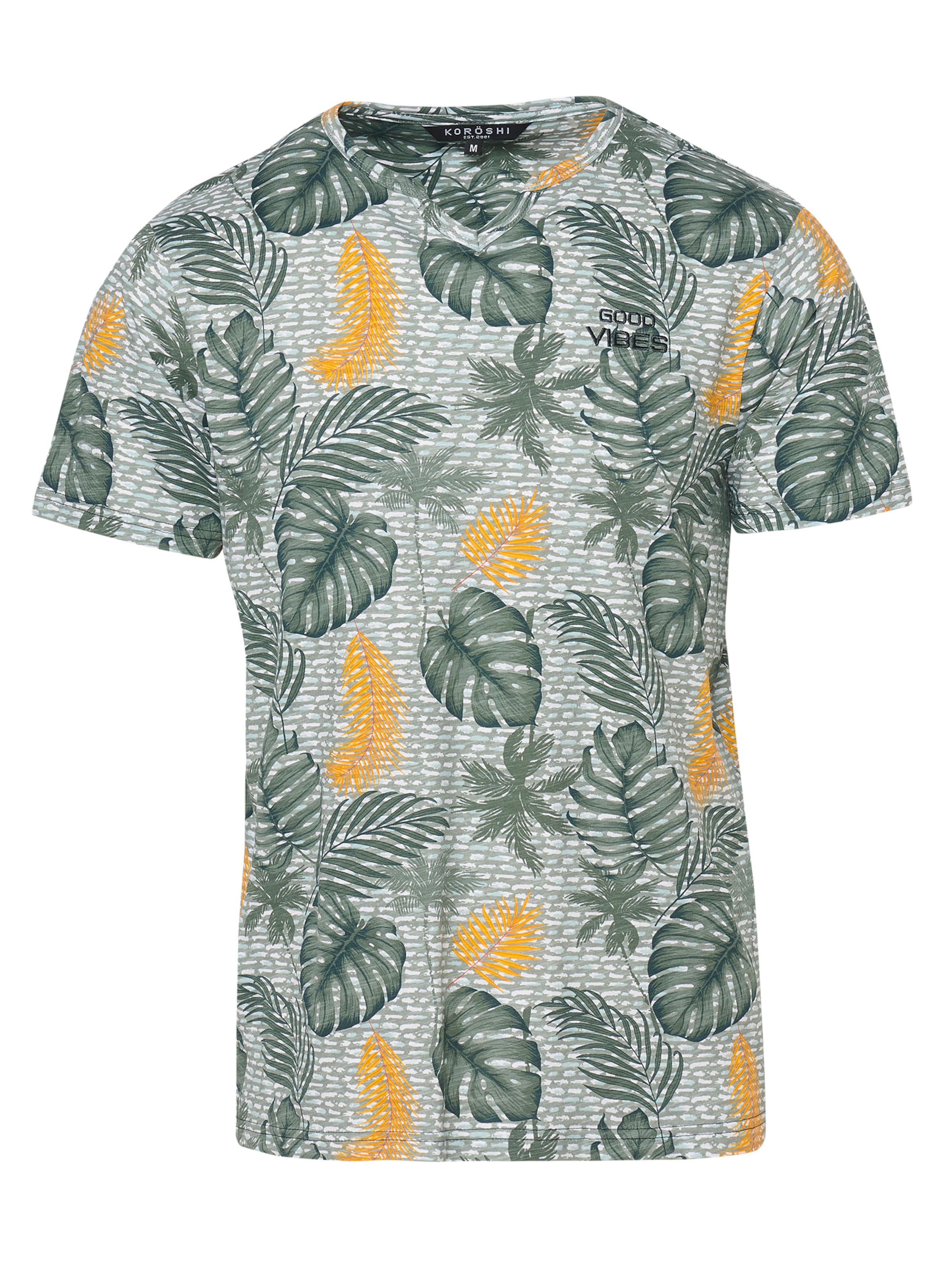 KOROSHI - Camiseta en verde: frente