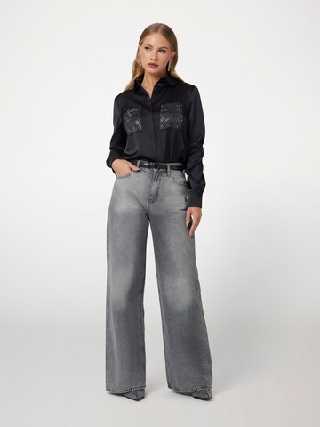 GUESS Bluse 'MARGUERITE' in Schwarz