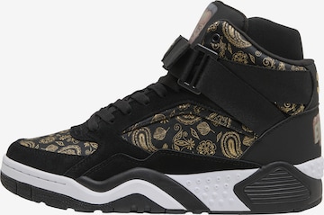 Ewing Sneaker 'Focus X Laurens ' in Schwarz: Vorderseite