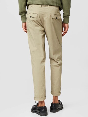 Lindbergh Regular Pleat-Front Pants in Beige