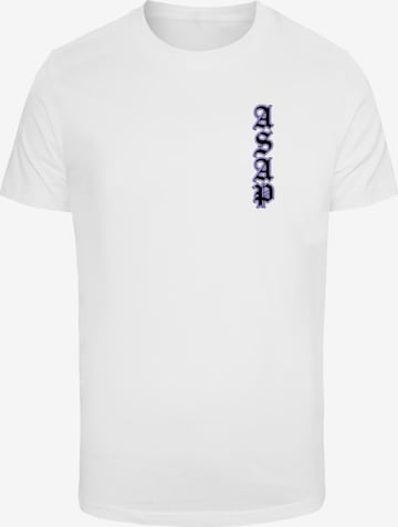 T-Shirt 'ASAP' Mister Tee en blanc : devant