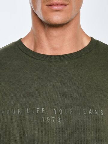 Sweat-shirt 'WIRON' BIG STAR en vert