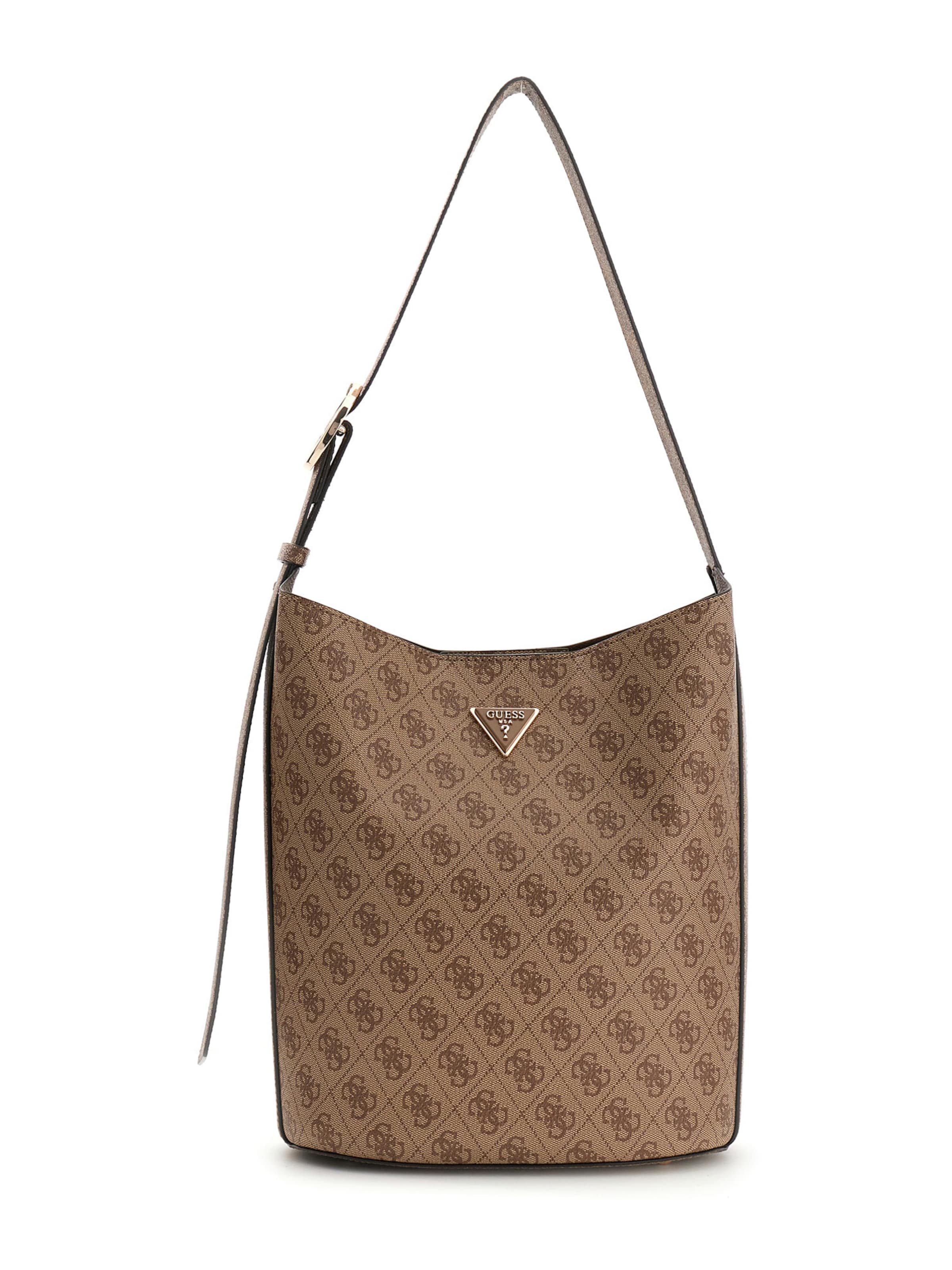GUESS Taška přes rameno 'MERIDIAN II' – hnědá