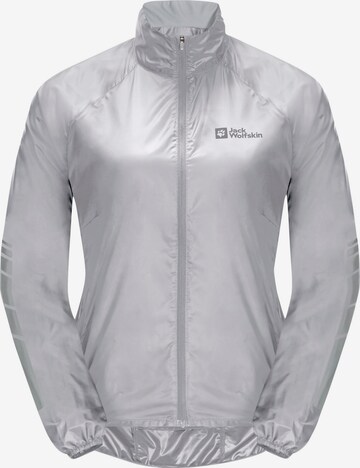 Veste outdoor JACK WOLFSKIN en gris : devant