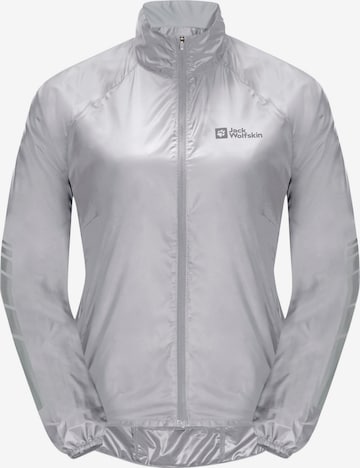 JACK WOLFSKIN Outdoor Jacket in Grey: front