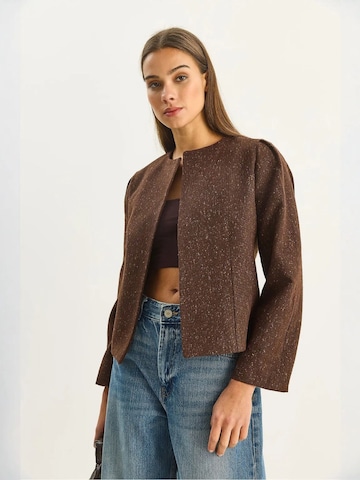 Veste mi-saison Bianco Lucci en marron
