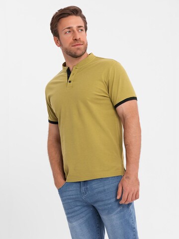 Ombre Shirt in Groen: voorkant