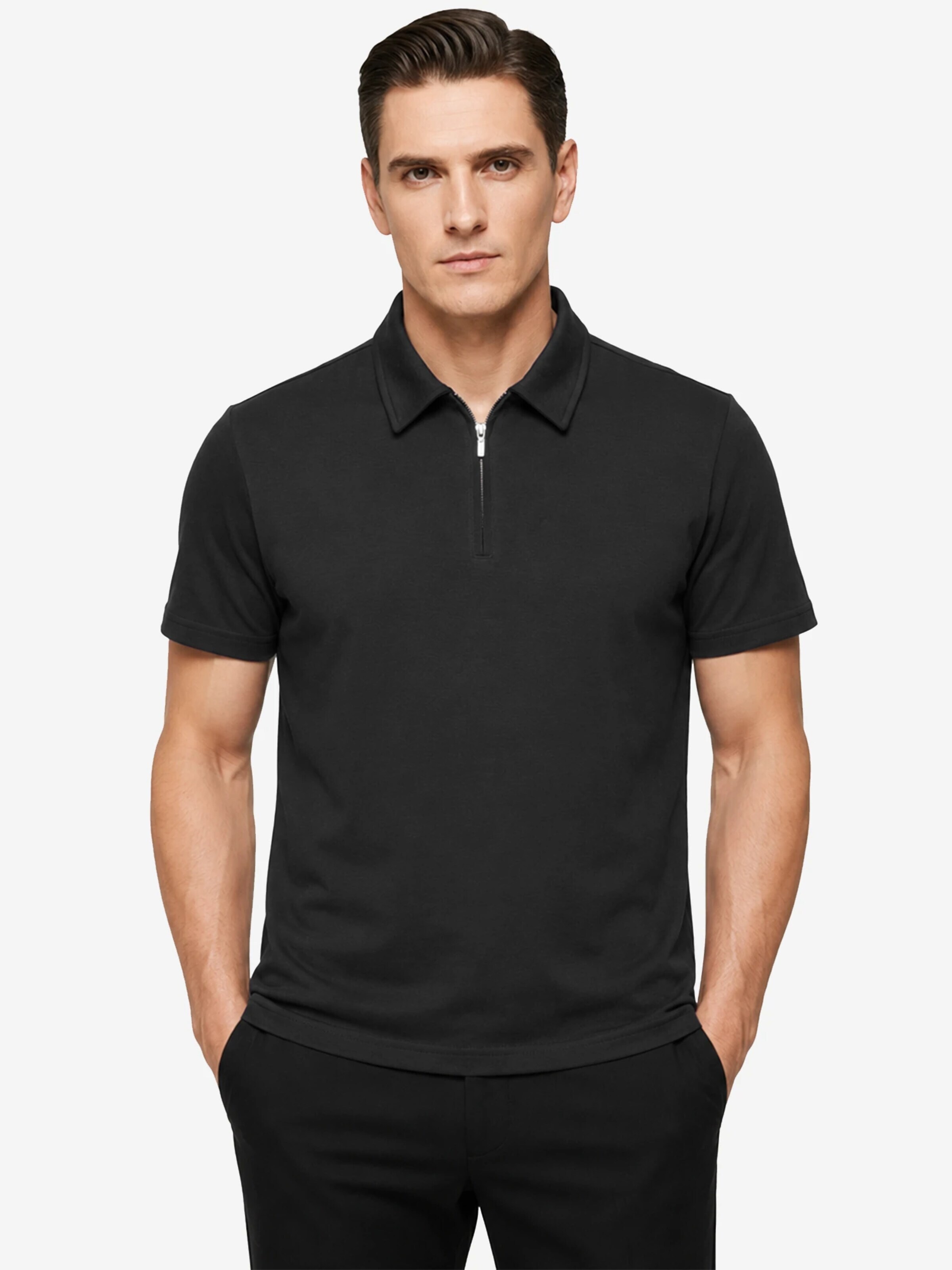ALLTHEMEN Shirt 'Frische' in Black