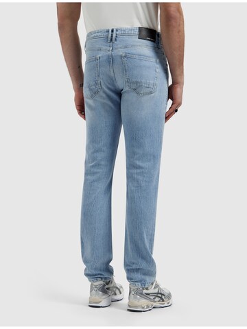 Pure Path Tapered Jeans in Blauw