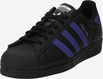 ADIDAS ORIGINALSNiske tenisice 'SUPERSTAR' - crna boja: prednji dio