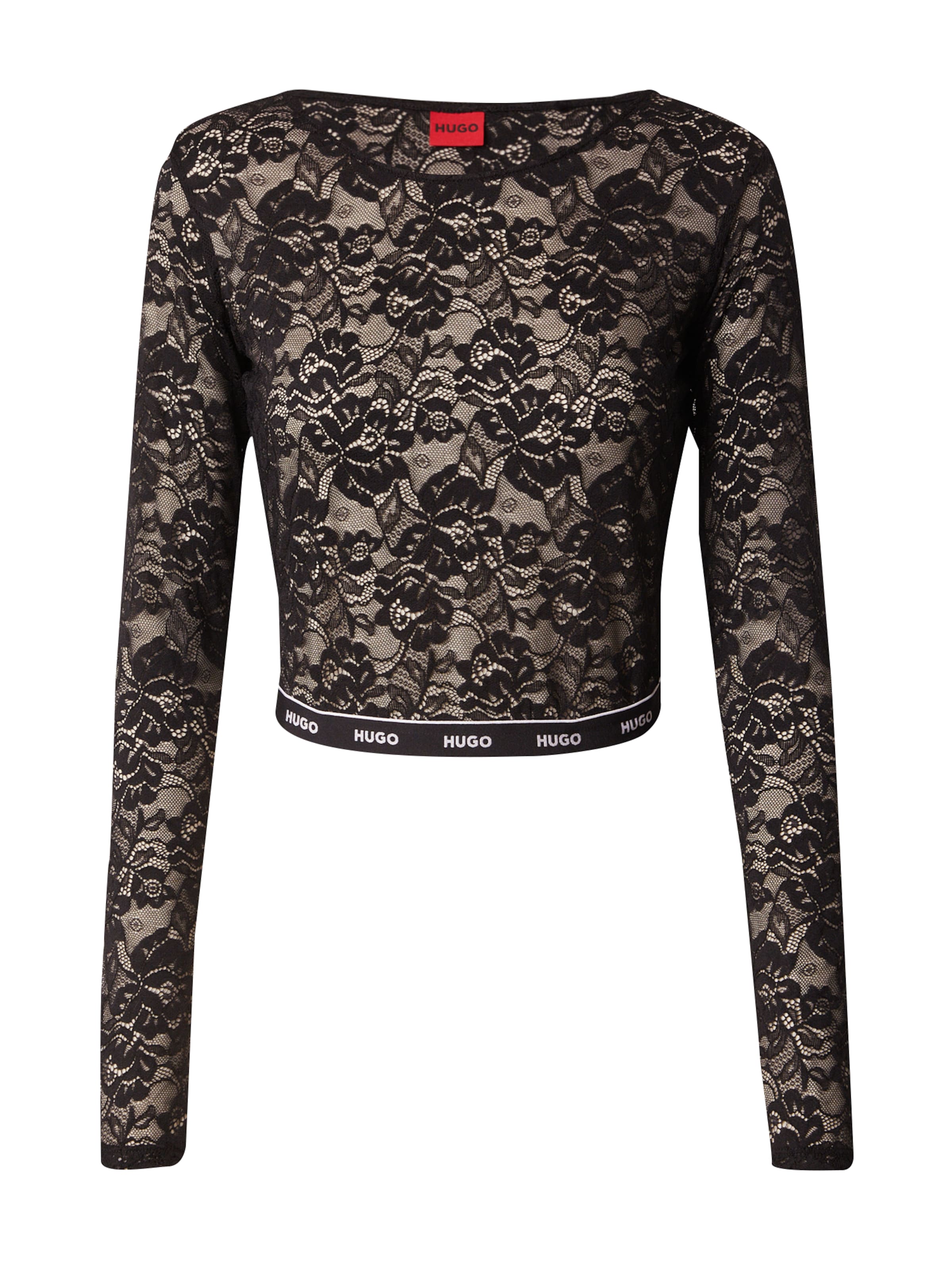 HUGO Koszulka &#x27;Dalysia&#x27; w kolorze czarny: przód