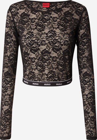 HUGO Shirt 'Dalysia' in Black: front