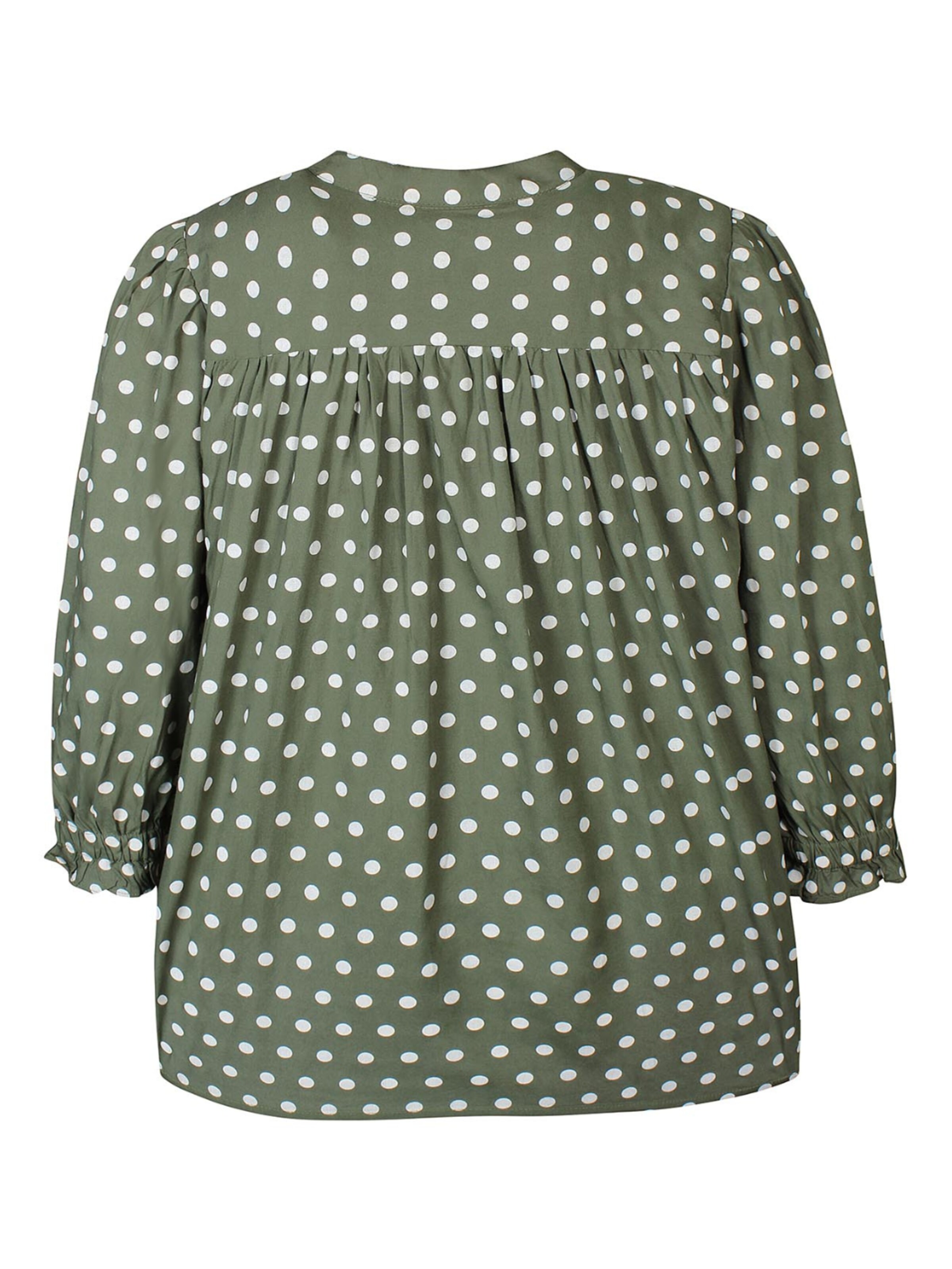 ze-ze Blouse 'Dottie 638' in Groen