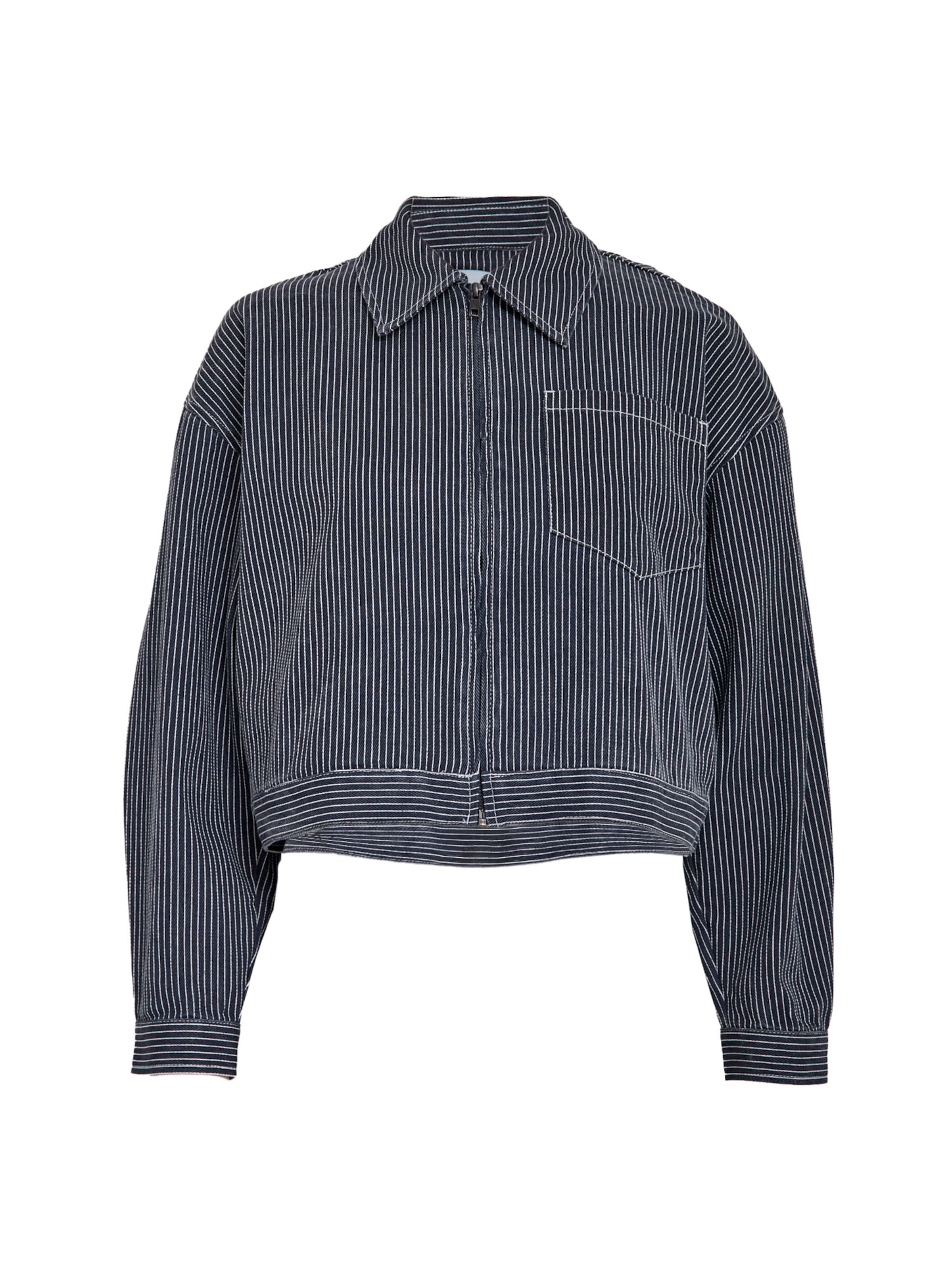 minus Välikausitakki 'Channi' värissä sininen: etupuoli