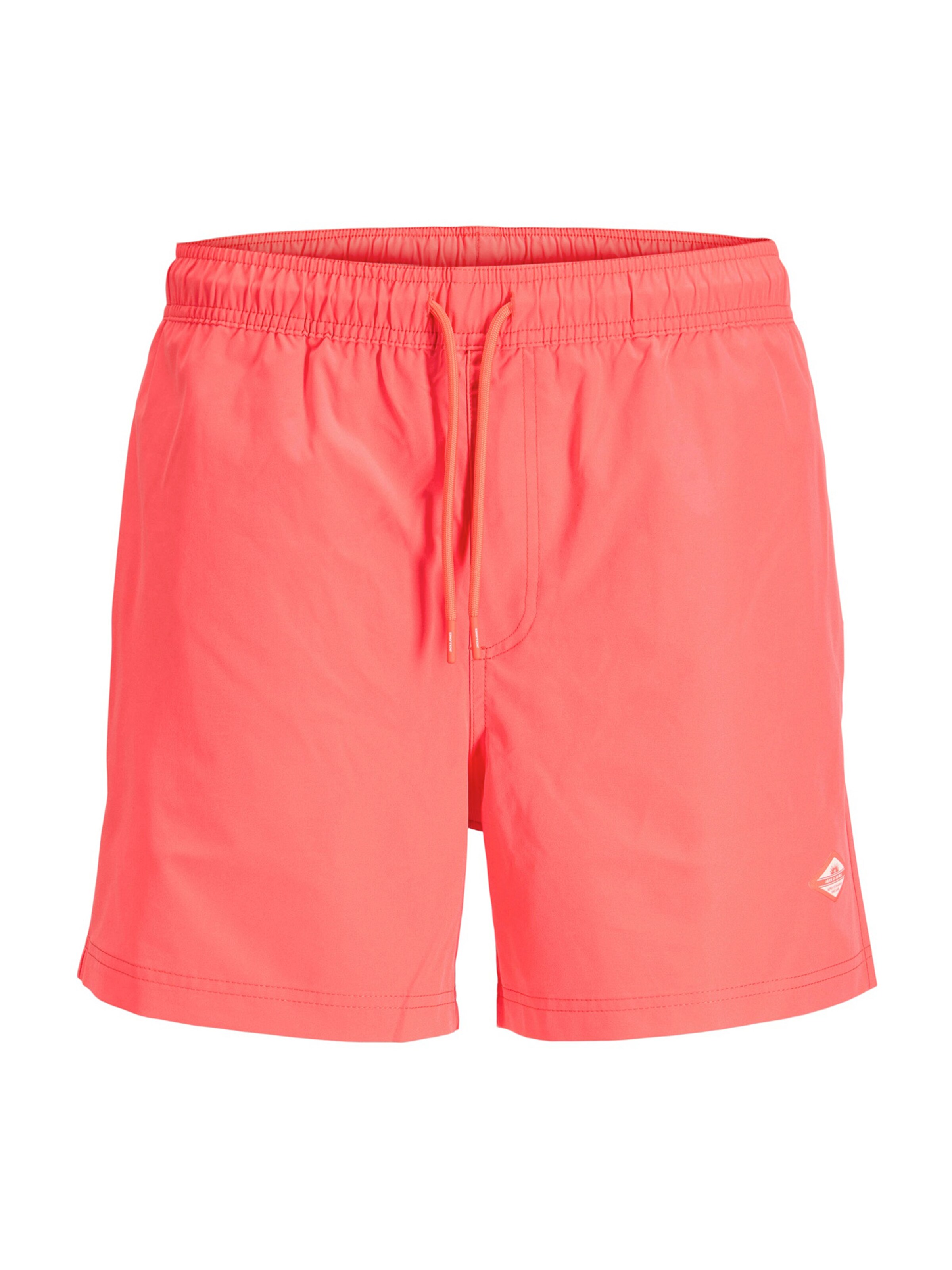 JACK & JONES Szorty kąpielowe 'JPSTMAUI' w kolorze pomarańczowy: przód