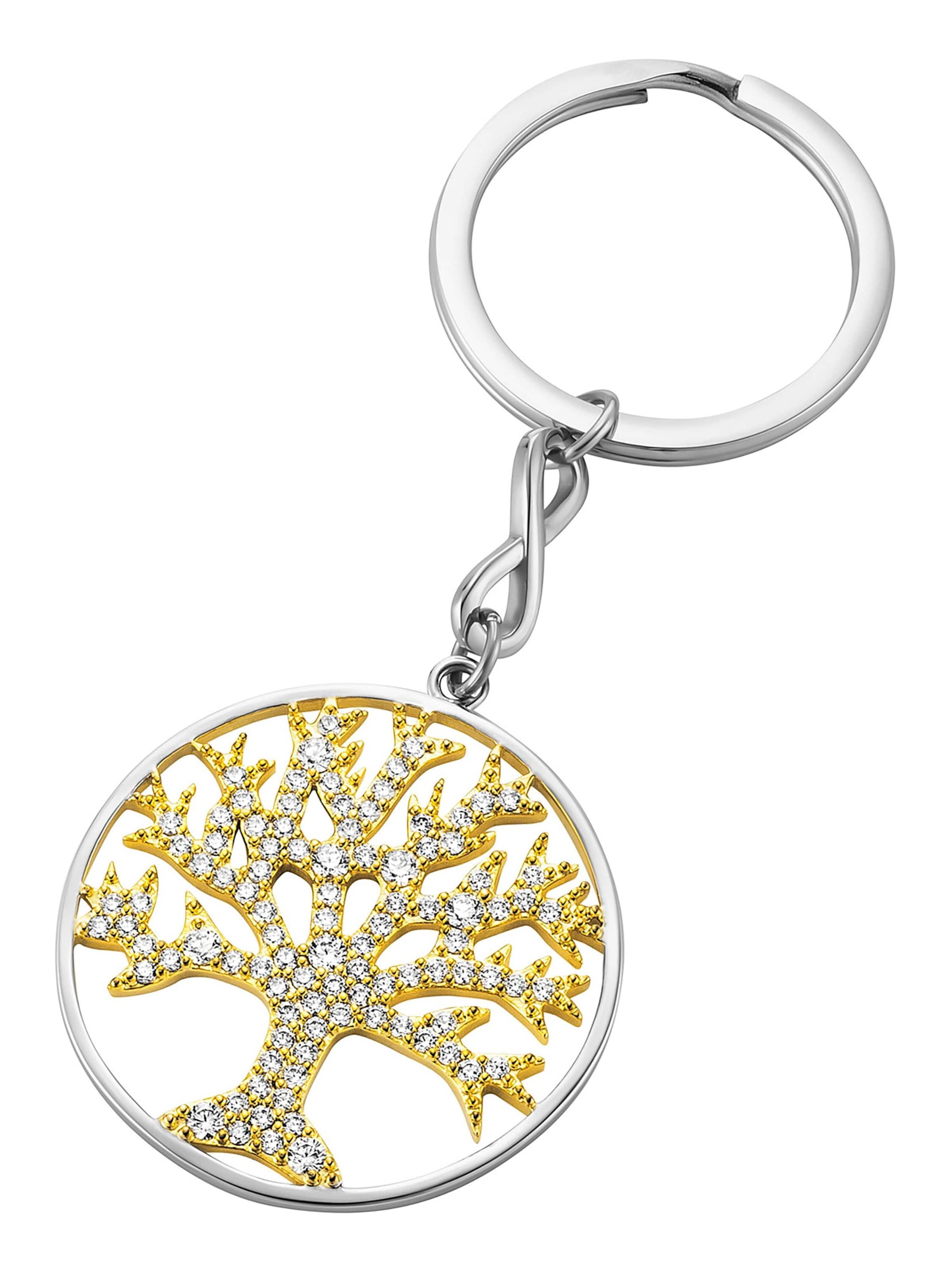 Julie Julsen Key ring in Silver: front