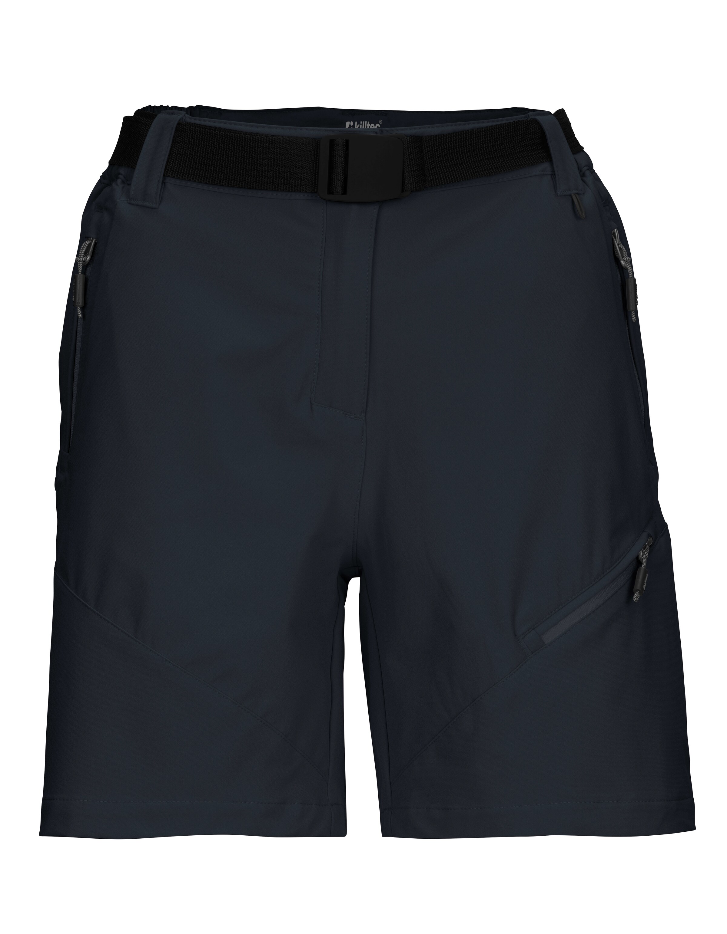KILLTEC Outdoor Pants in Black: front