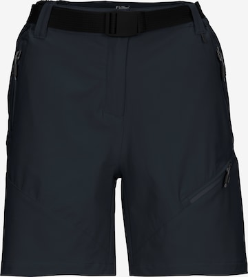 KILLTEC Outdoor Pants in Black: front