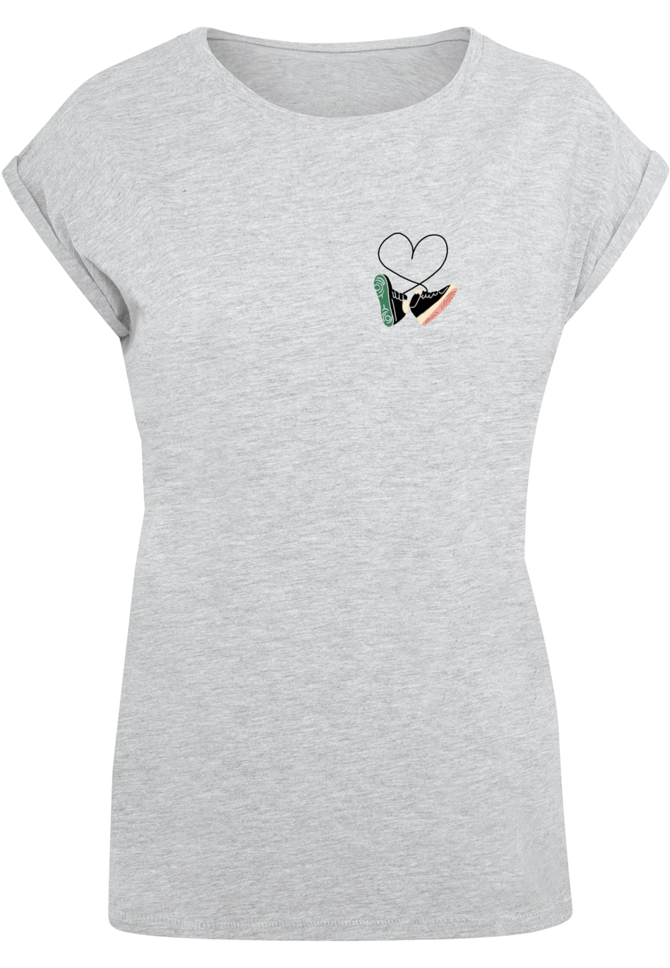 Mister Tee Tričko 'Kicks Love' – šedá: přední strana