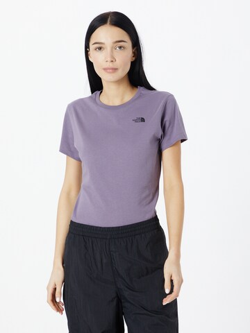 THE NORTH FACE T- Shirt 'Simple Dome' in Lila: predná strana