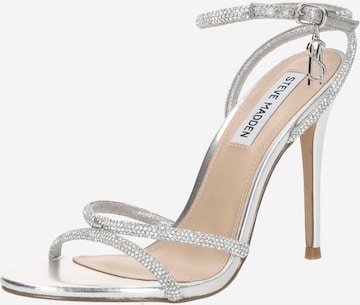 Sandalo con cinturino 'BRYANNA' di STEVE MADDEN in argento: frontale