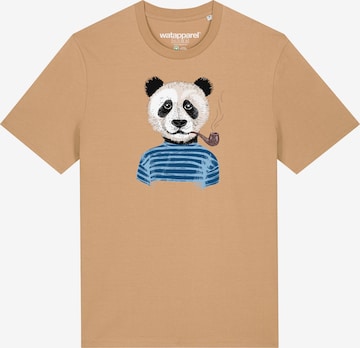 Watapparel Shirt 'Panda' in Beige: Vorderseite
