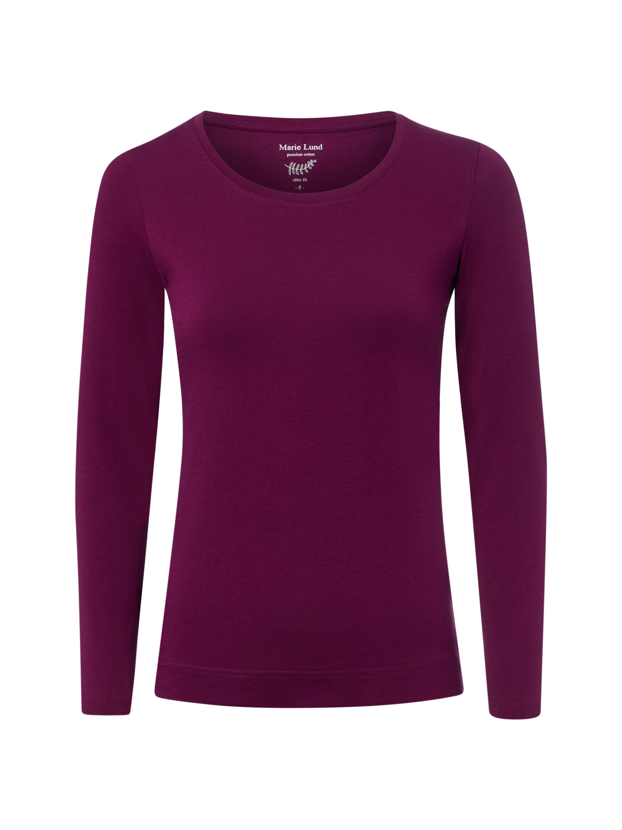 Marie Lund Shirt in Lila: Vorderseite