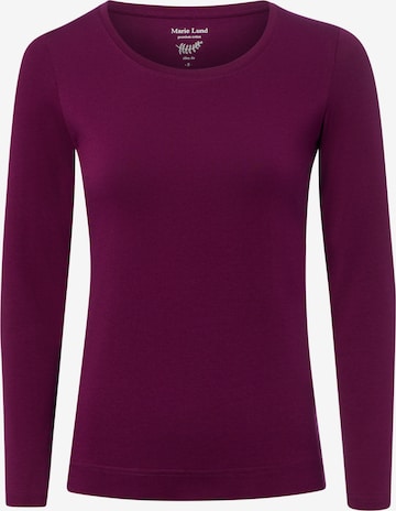 Marie Lund Shirt in Lila: Vorderseite