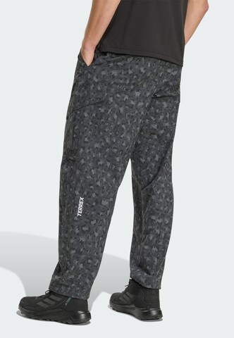 Loosefit Pantalon outdoor 'Xploric' ADIDAS TERREX en gris