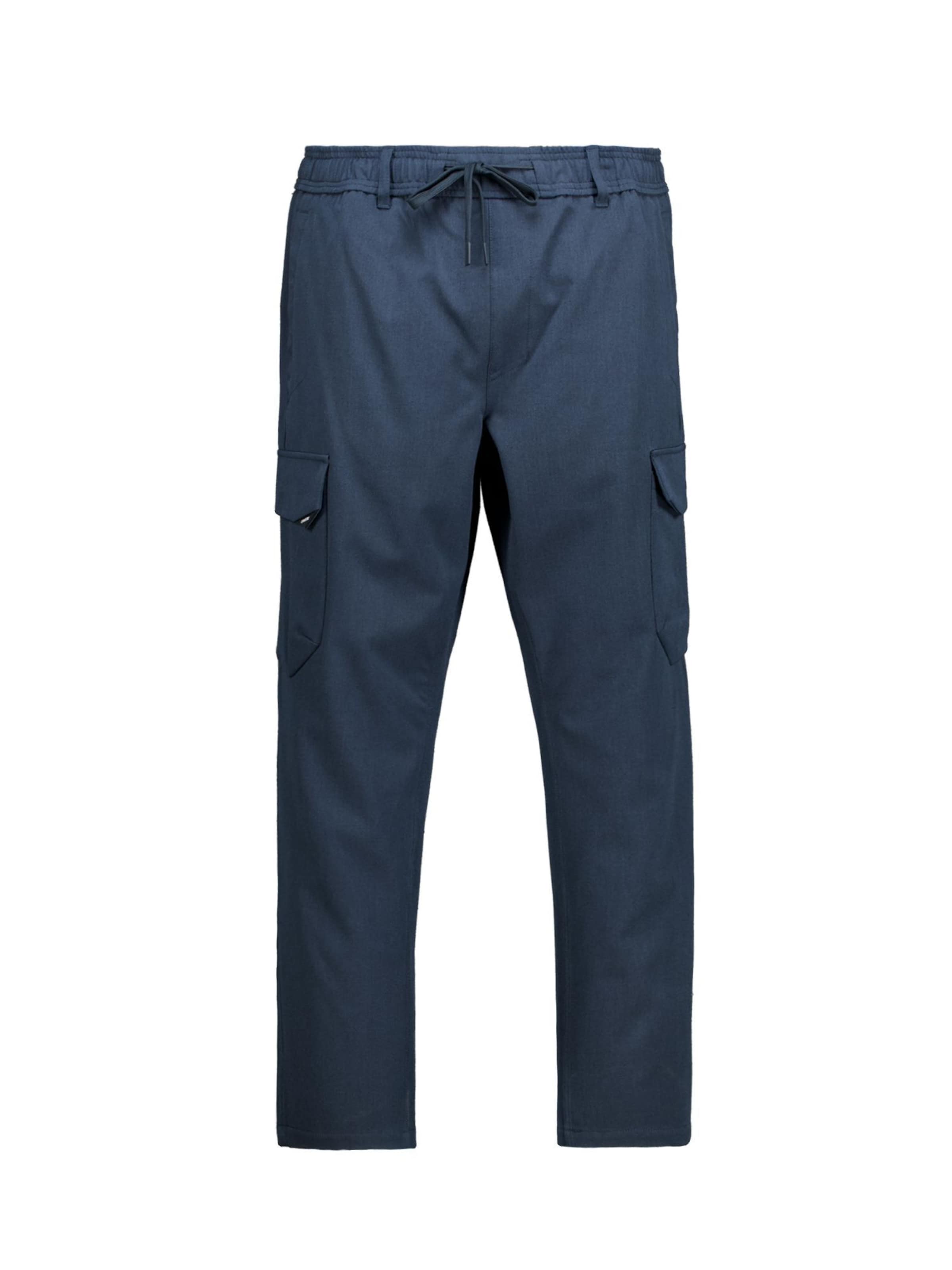 Pantalon cargo 'Stone Dual' CHASIN' en bleu : devant