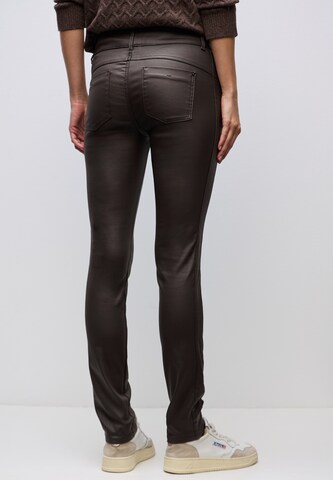 STREET ONE Slim fit Pants in Brown