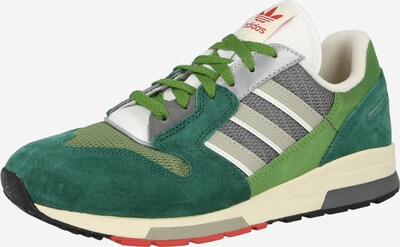 ADIDAS ORIGINALS Trampki niskie 'ZX 420' w kolorze szary / jabłko / ciemnozielony / białym, Podgląd produktu
