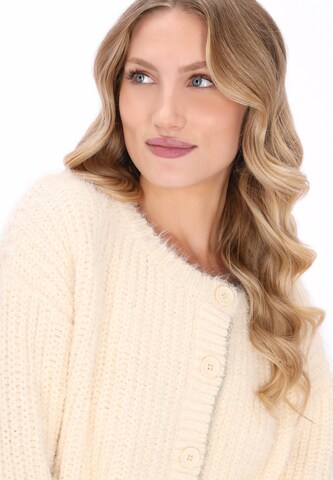 DreiMaster Vintage - Casaco de malha em branco