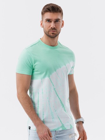 Ombre Shirt 'S1617' in Green: front